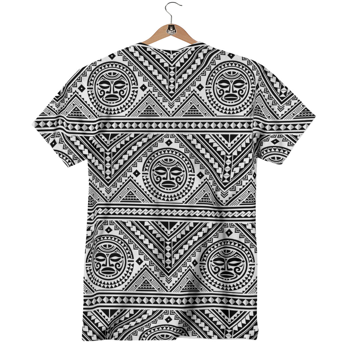 Tribal Tattoo Maori Polynesian Print T-Shirt-grizzshop