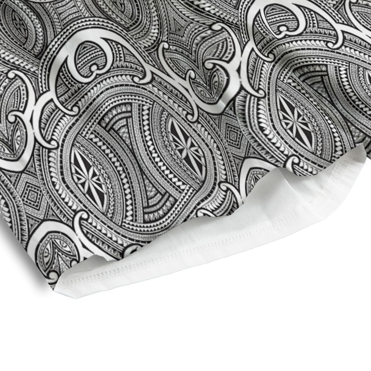 Tribal Tattoo Maori Print Pattern Men's Athletic Shorts