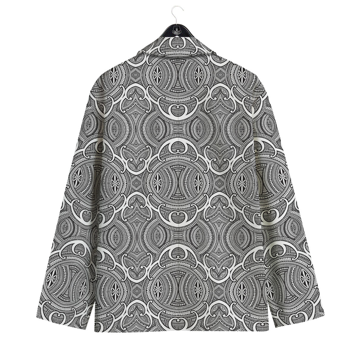 Tribal Tattoo Maori Print Pattern Men's Sport Coat-grizzshop
