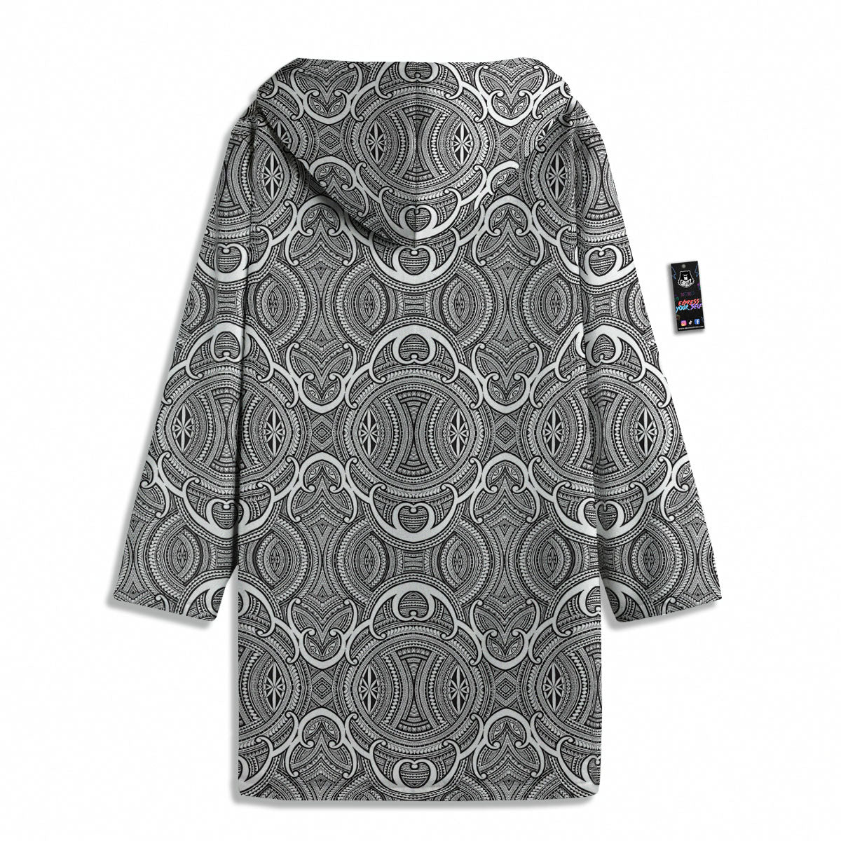 Tribal Tattoo Maori Print Pattern Men's Windbreaker Jacket-grizzshop
