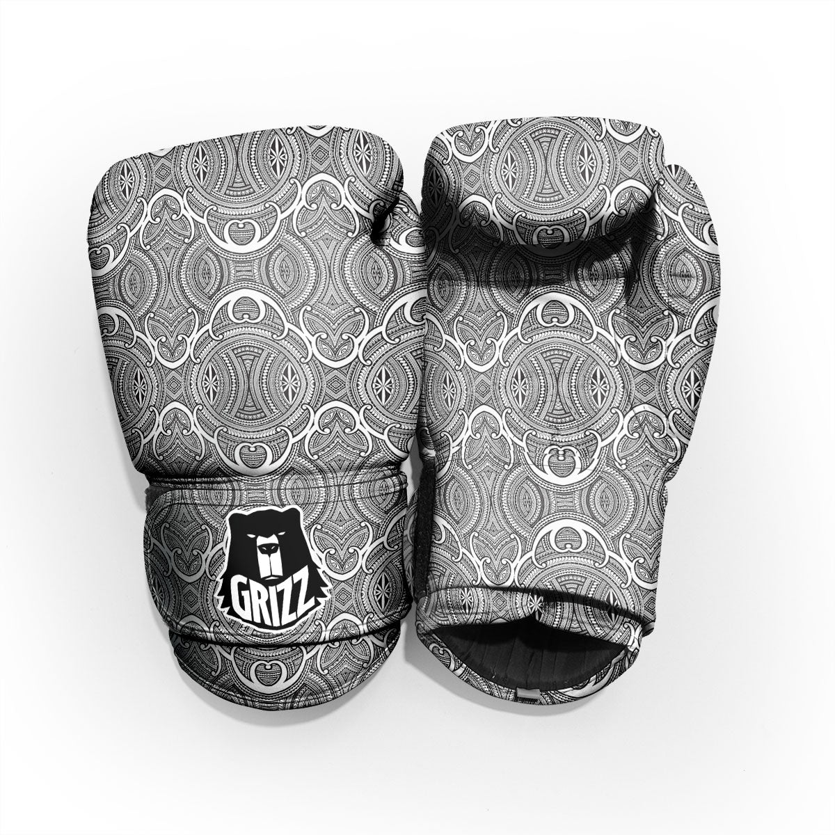 Tribal Tattoo Maori Print Pattern Pro Boxing Glove
