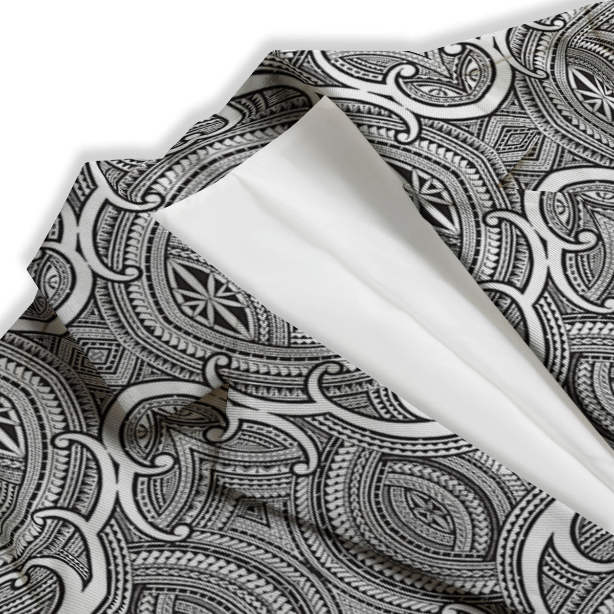 Tribal Tattoo Maori Print Pattern Women's Blazer-grizzshop