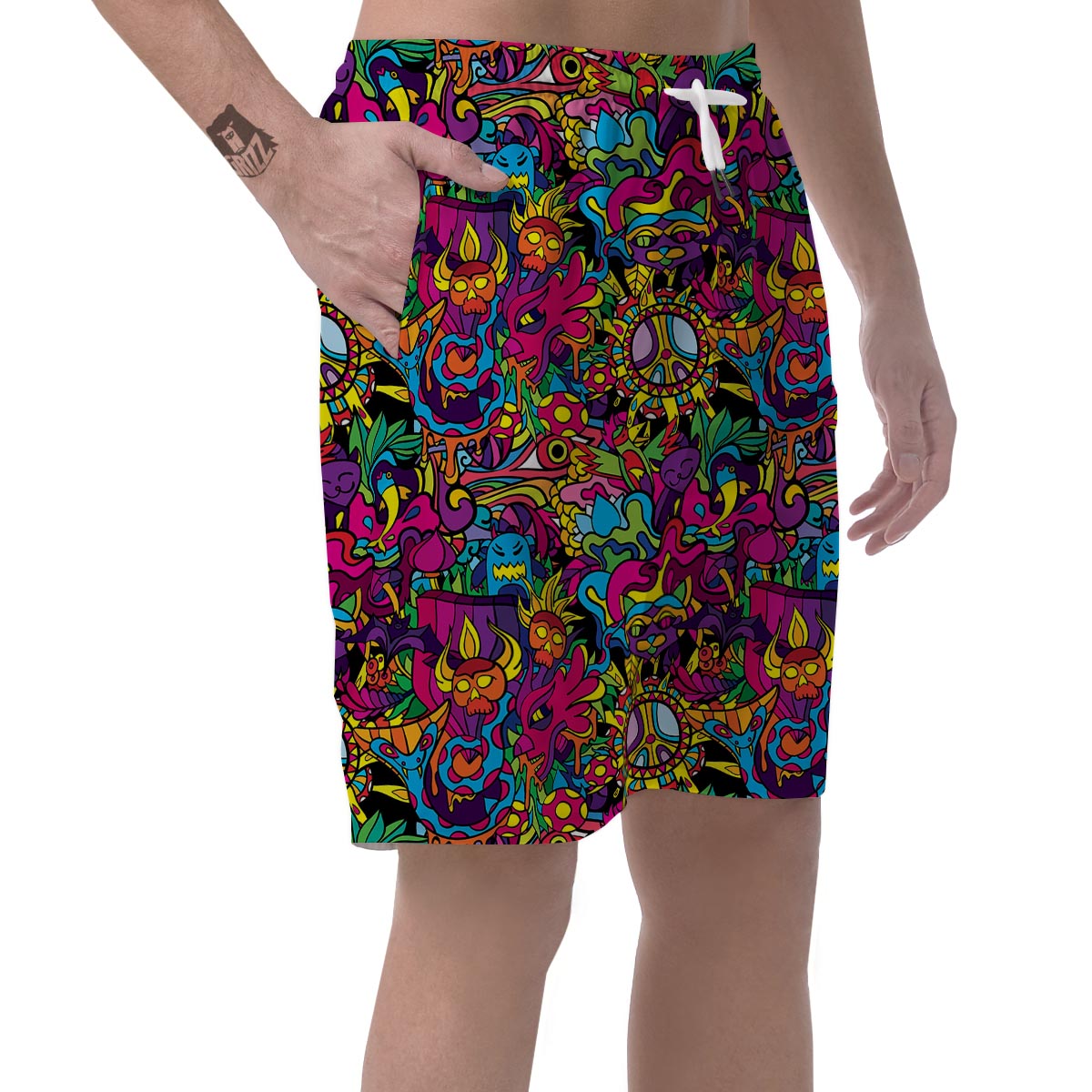 Tribal Trippy Men's Shorts-grizzshop