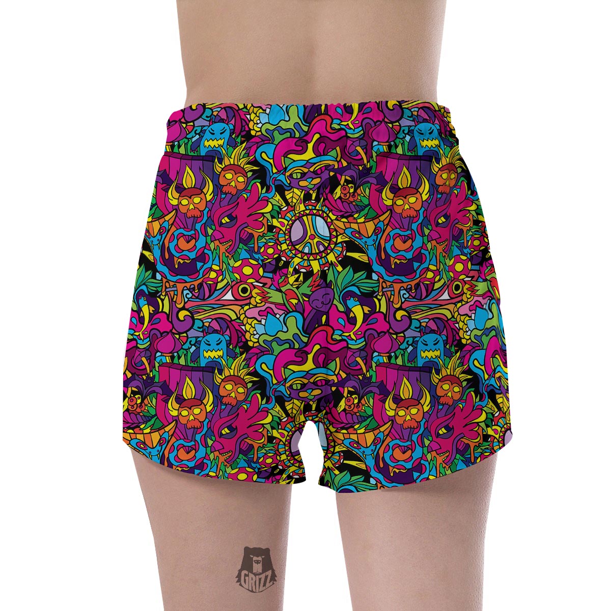 Tribal Trippy Women's Shorts-grizzshop