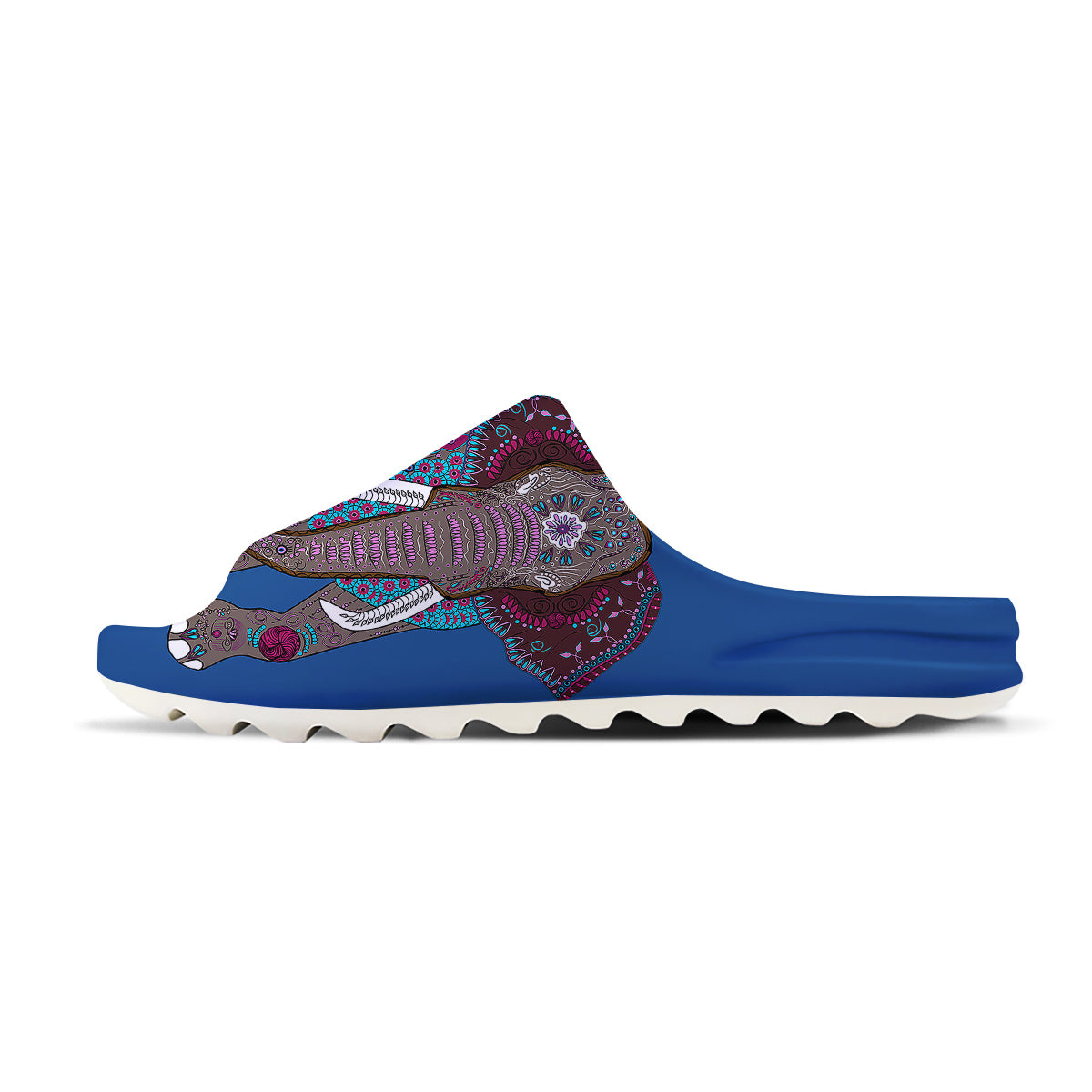 Tribal Elephant Indian Cute Print Sandals-grizzshop