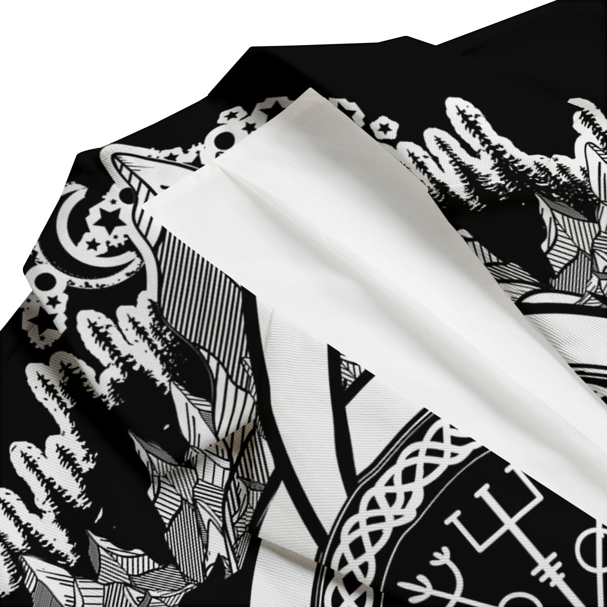 Trinity Knot Viking Celtic Print Men's Blazer-grizzshop