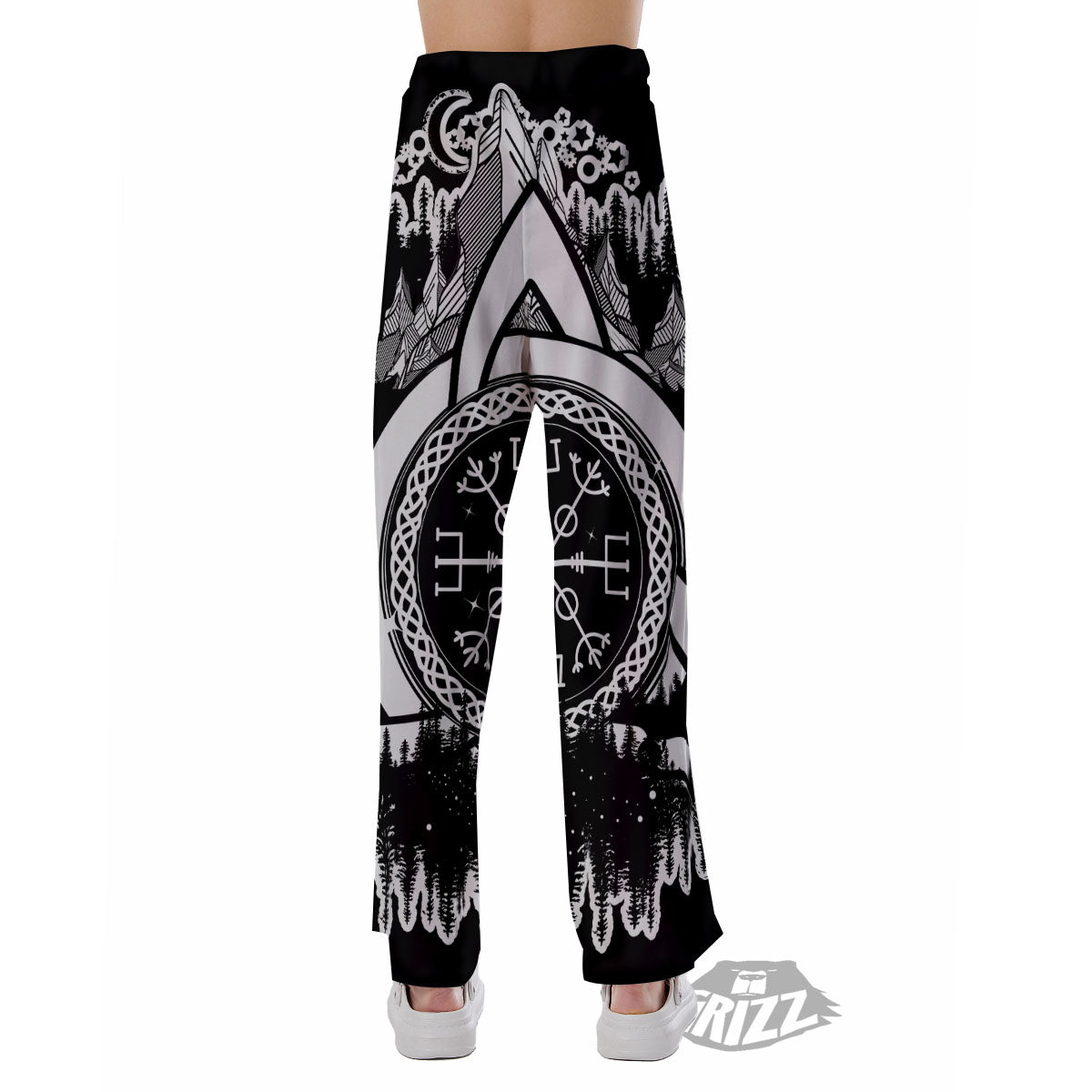Trinity Knot Viking Celtic Print Pajama Pants-grizzshop