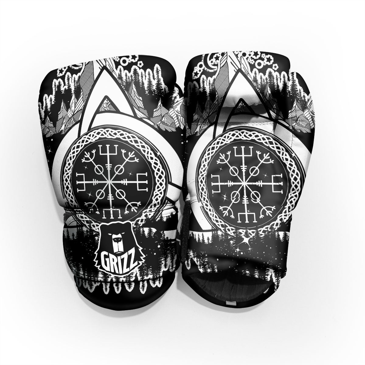 Trinity Knot Viking Celtic Print Pro Boxing Glove