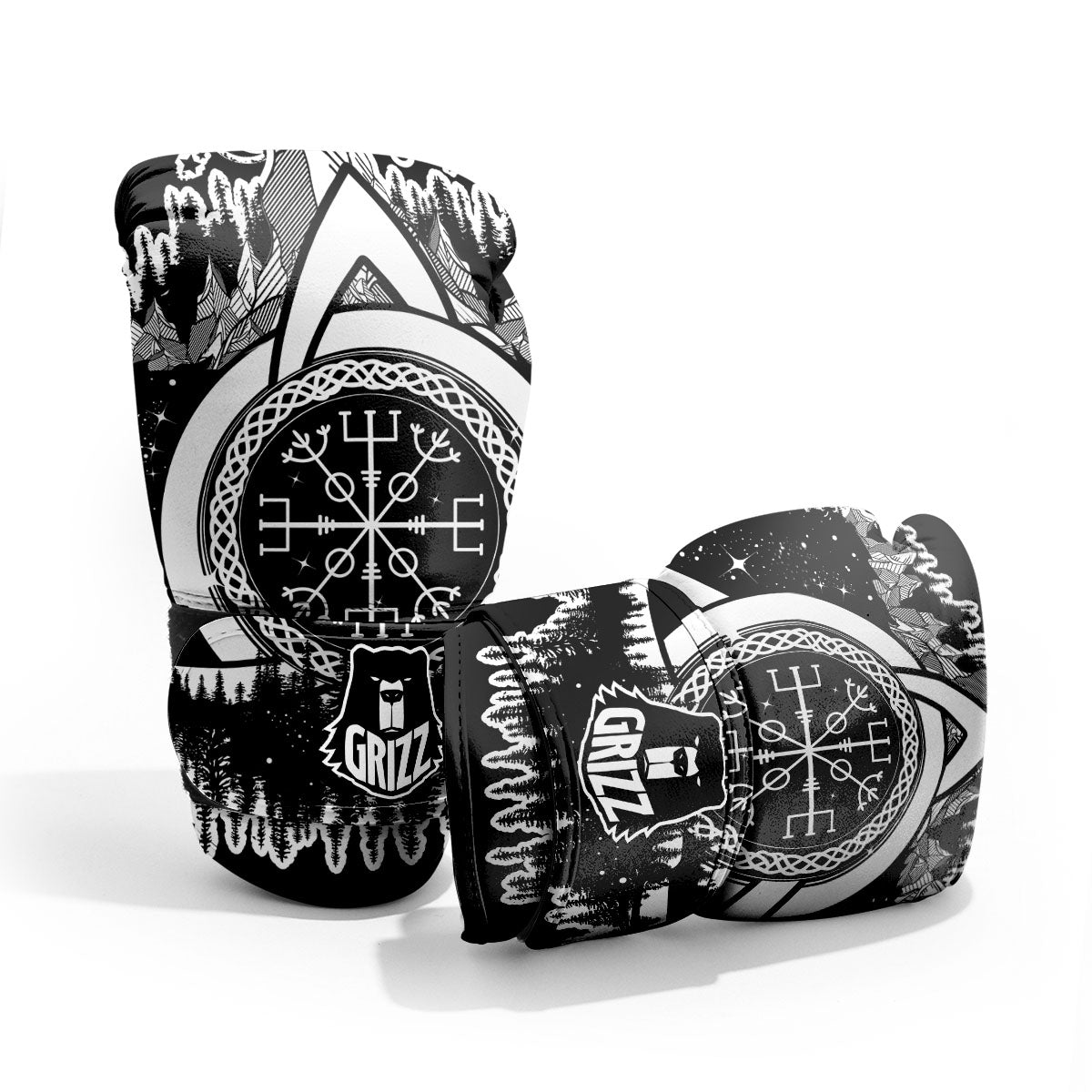 Trinity Knot Viking Celtic Print Pro Boxing Glove