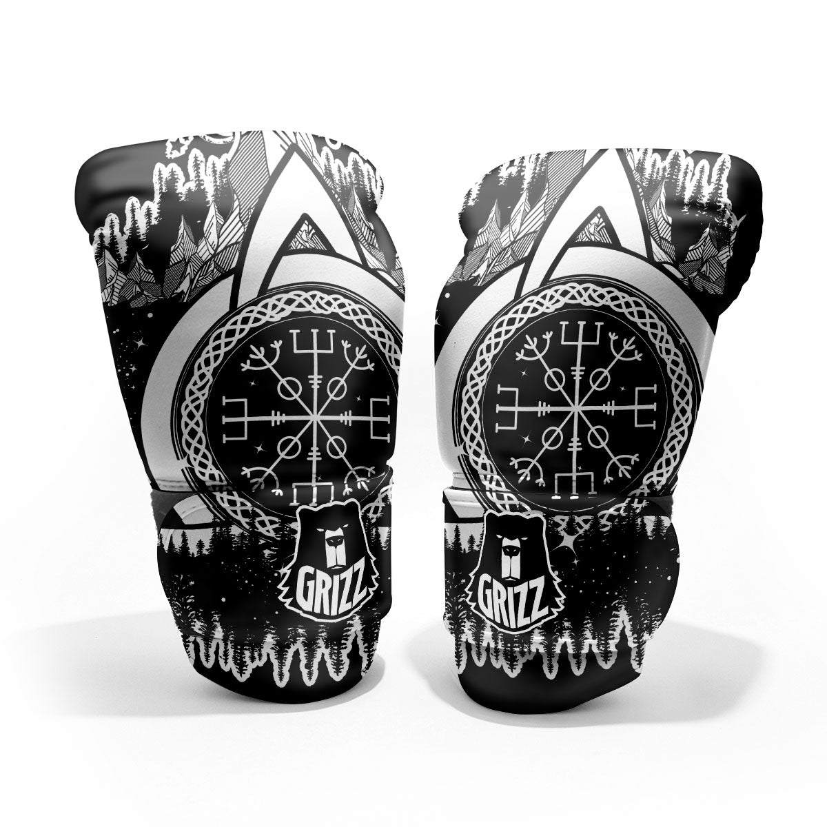 Trinity Knot Viking Celtic Print Pro Boxing Glove