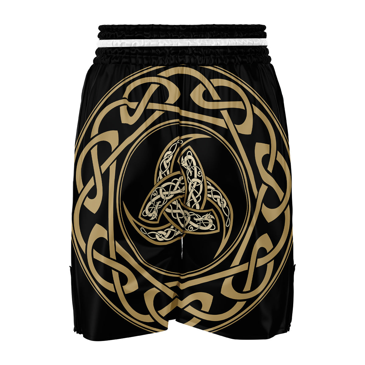 Triple Horn of Odin Viking Boxing Shorts-grizzshop