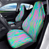 Trippy Abstract Holographic Print Car Seat Covers-grizzshop