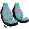 Trippy Abstract Holographic Print Car Seat Covers-grizzshop