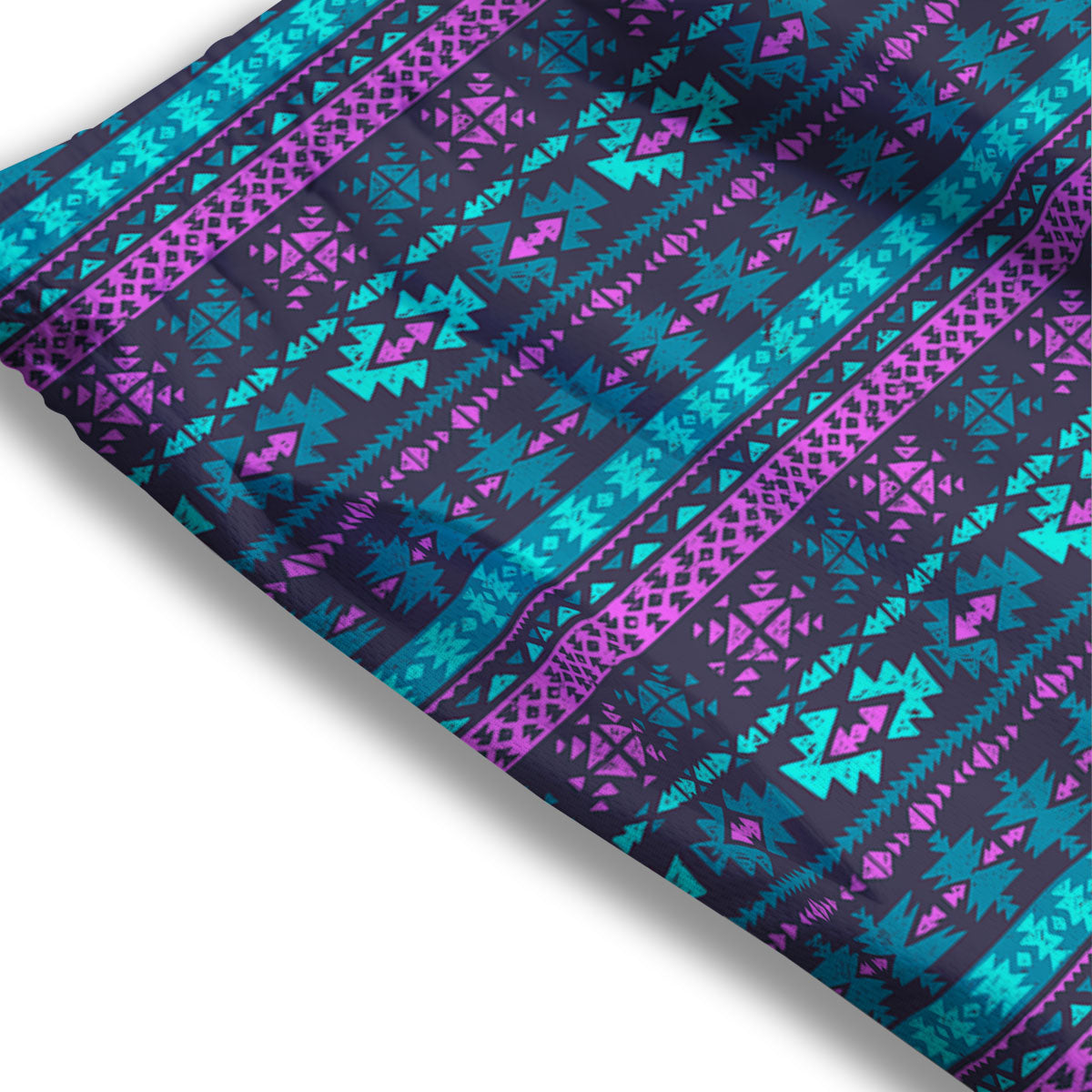 Trippy Ethnic Aztec Print Mesh Shorts