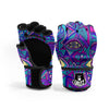 Trippy Ethnic Psychedelic Print MMA Gloves-grizzshop