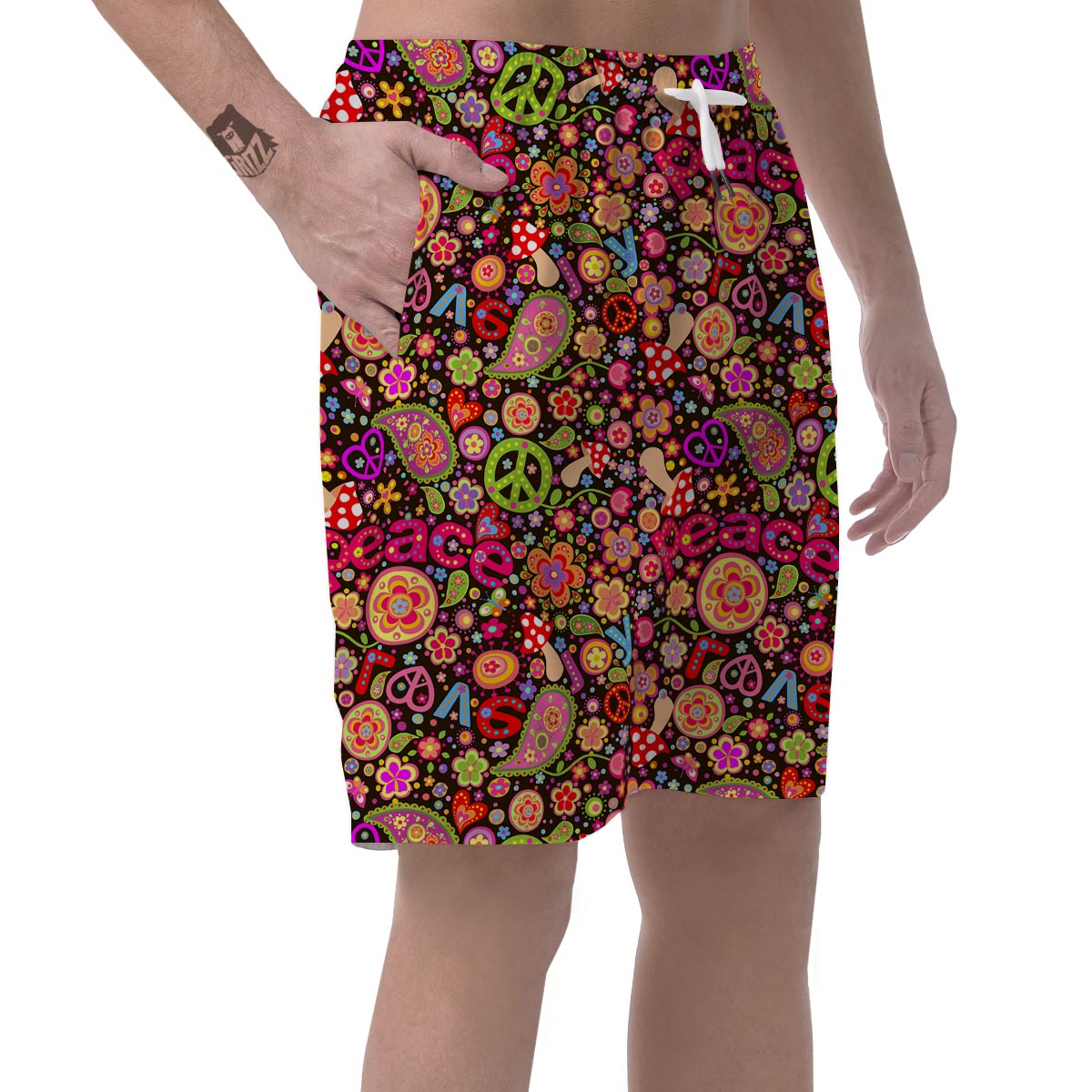 Trippy Hippie Men's Shorts-grizzshop