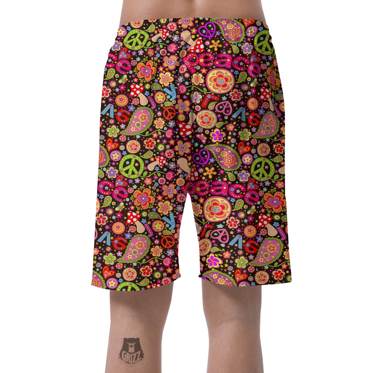 Trippy Hippie Men's Shorts-grizzshop