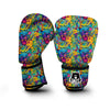 Trippy Pattern Print Boxing Gloves-grizzshop