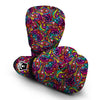 Trippy Print Pattern Boxing Gloves-grizzshop