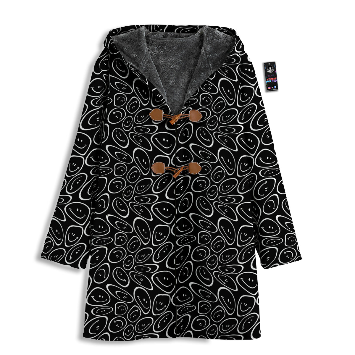 Trippy Psychedelic Dark Print Men's Windbreaker Jacket-grizzshop