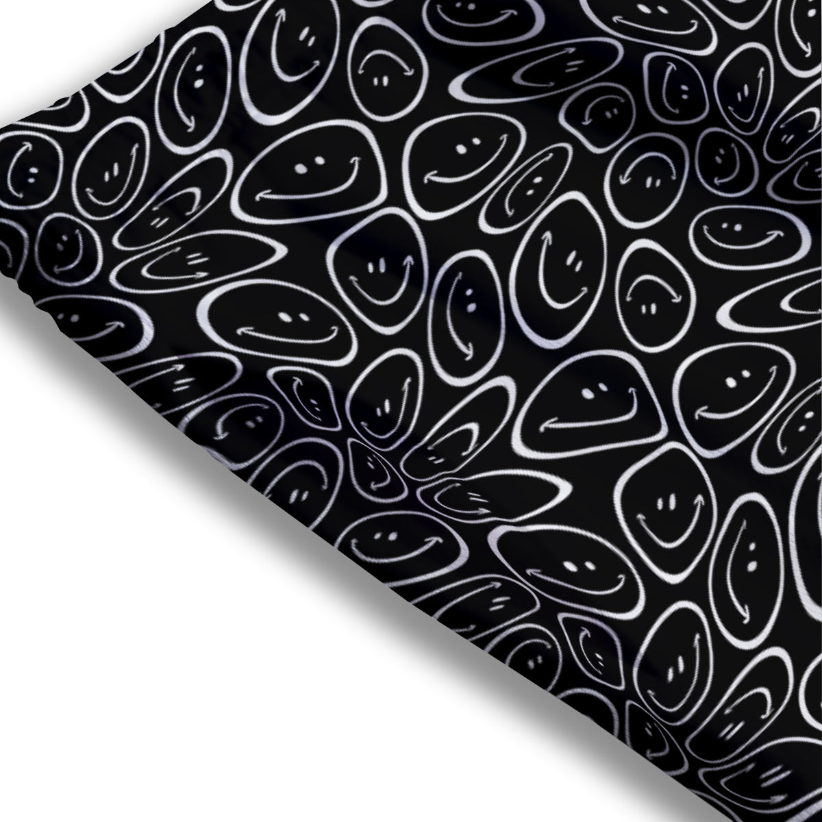 Trippy Psychedelic Dark Print Mesh Shorts