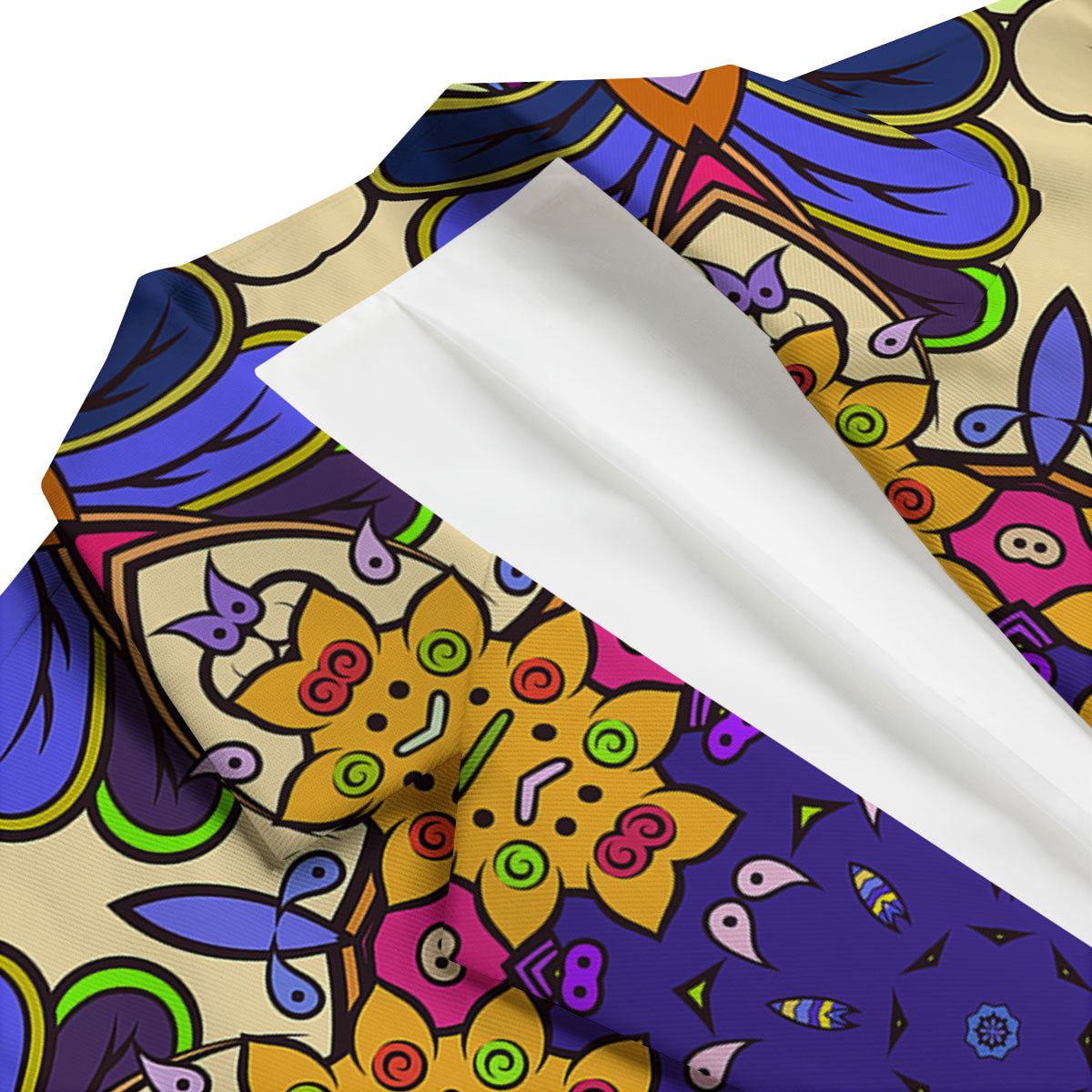 Trippy Psychedelic Ethnic Print Men's Blazer-grizzshop