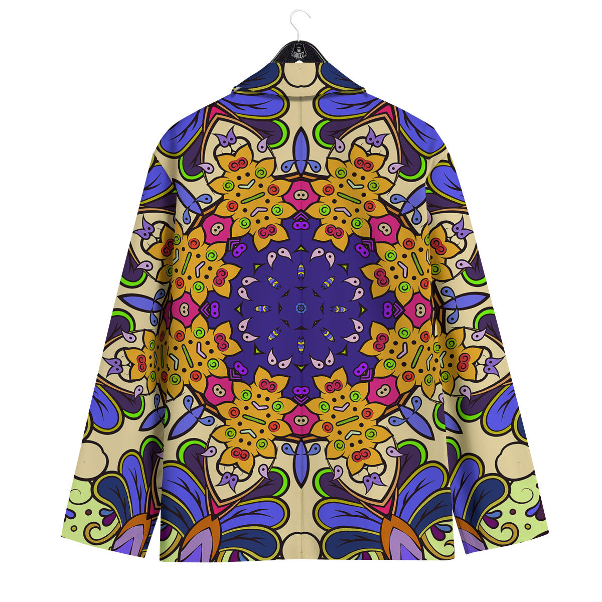 Trippy Psychedelic Ethnic Print Men's Sport Coat-grizzshop