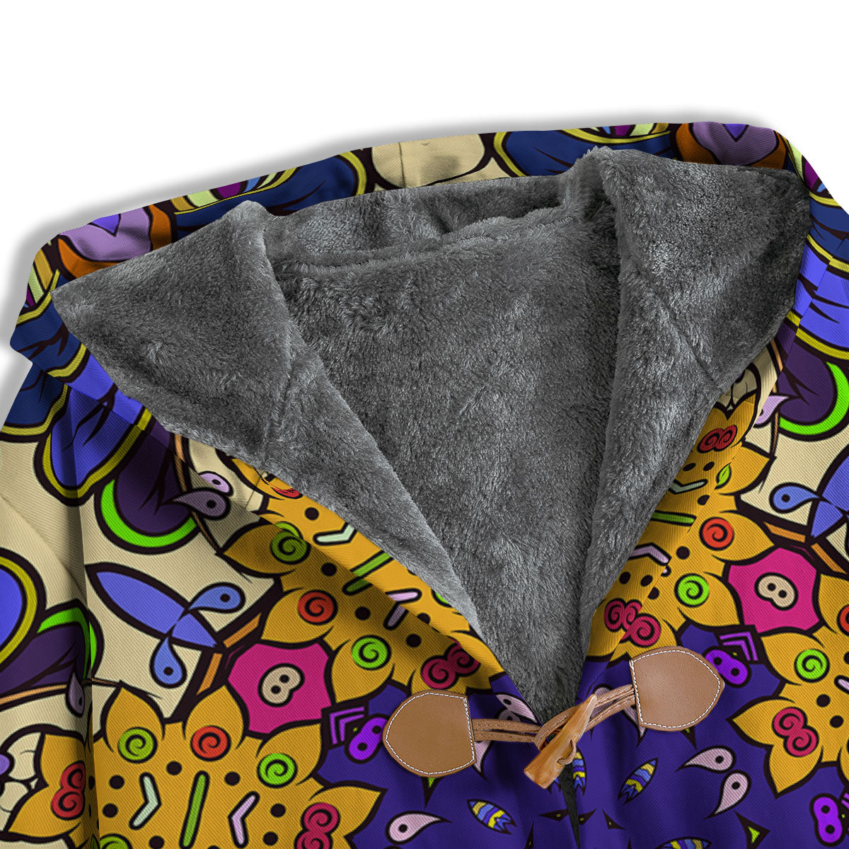 Trippy Psychedelic Ethnic Print Men's Windbreaker Jacket-grizzshop
