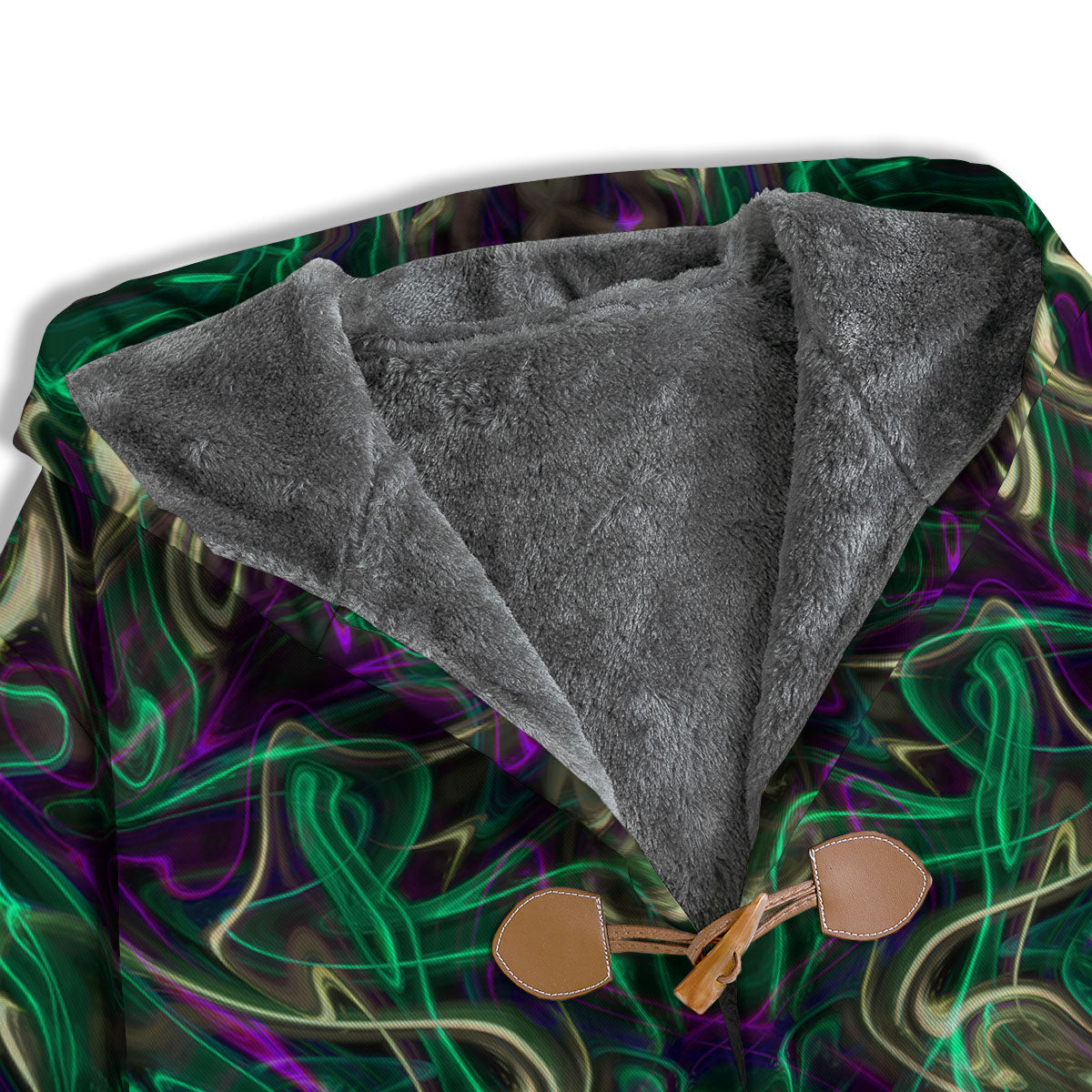 Trippy Smoke Psychedelic Print Men's Windbreaker Jacket-grizzshop