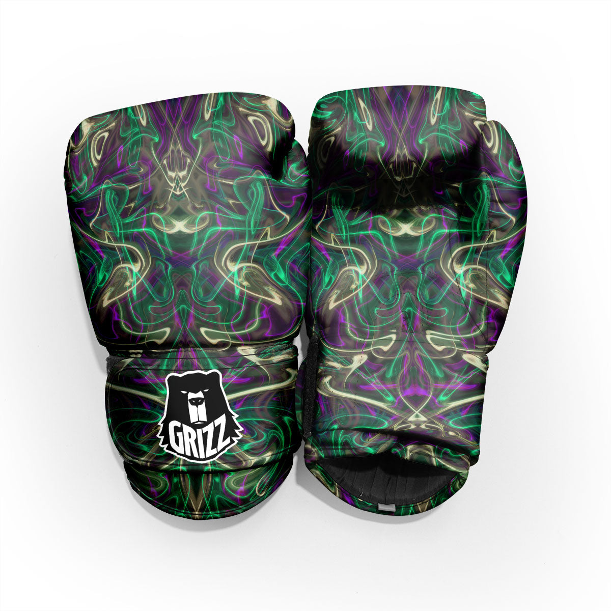 Trippy Smoke Psychedelic Print Pro Boxing Glove