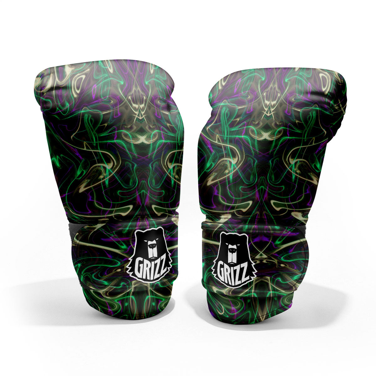Trippy Smoke Psychedelic Print Pro Boxing Glove