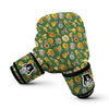 Trophy Green Print Pattern Boxing Gloves-grizzshop