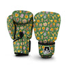 Trophy Green Print Pattern Boxing Gloves-grizzshop