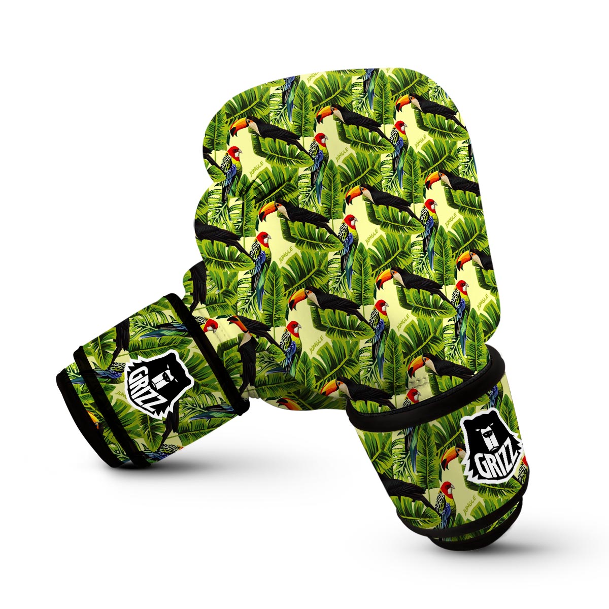 Tropic Jungle Bird Boxing Gloves-grizzshop