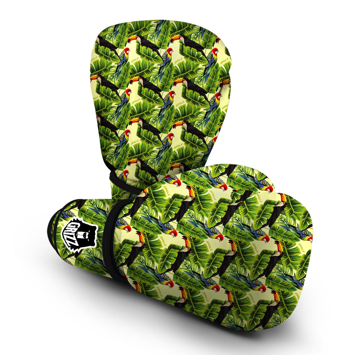 Tropic Jungle Bird Boxing Gloves-grizzshop