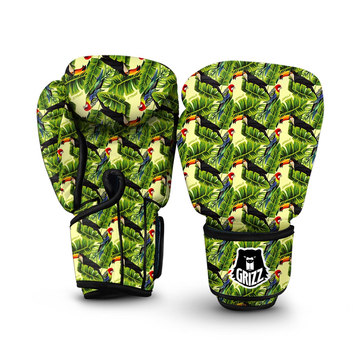 Tropic Jungle Bird Boxing Gloves-grizzshop