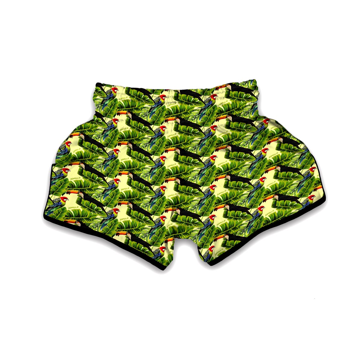 Tropic Jungle Bird Muay Thai Boxing Shorts-grizzshop