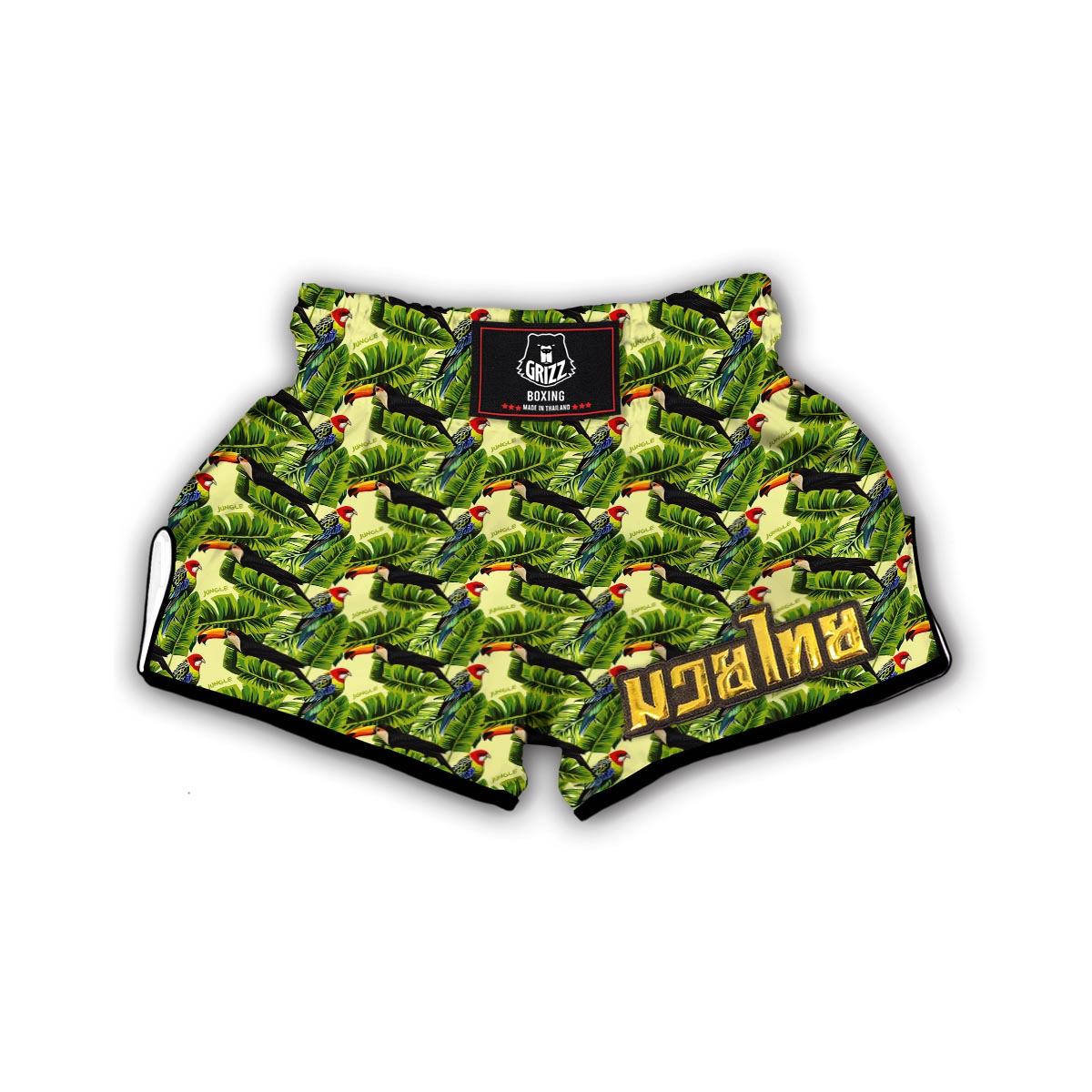 Tropic Jungle Bird Muay Thai Boxing Shorts-grizzshop