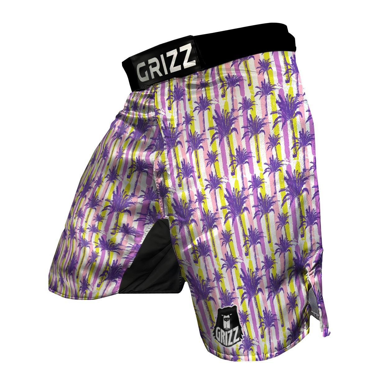 Tropical Abstract Palm Tree MMA Shorts-grizzshop