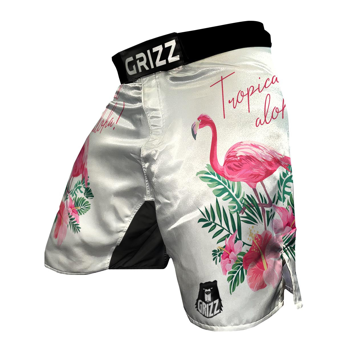 Tropical Aloha Flamingo MMA Shorts-grizzshop