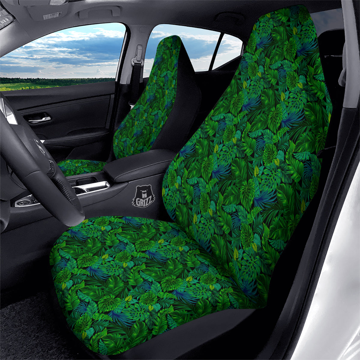 Tropical Aloha Hawaii Print Pattern Car Seat Covers-grizzshop