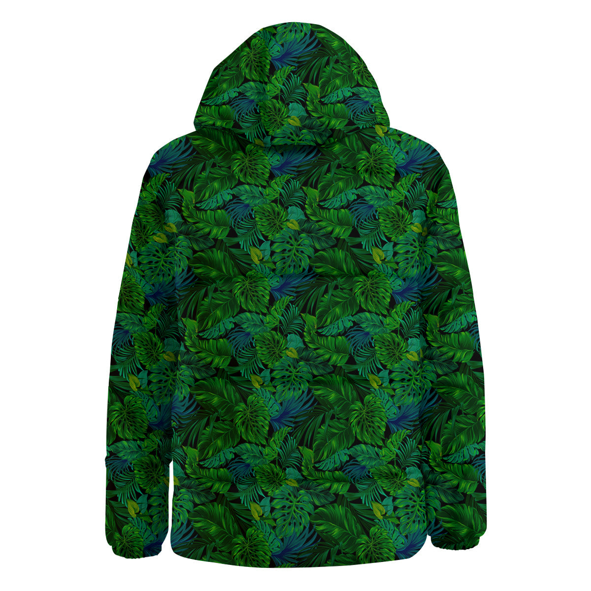 Tropical Aloha Hawaii Print Pattern Down Jacket-grizzshop