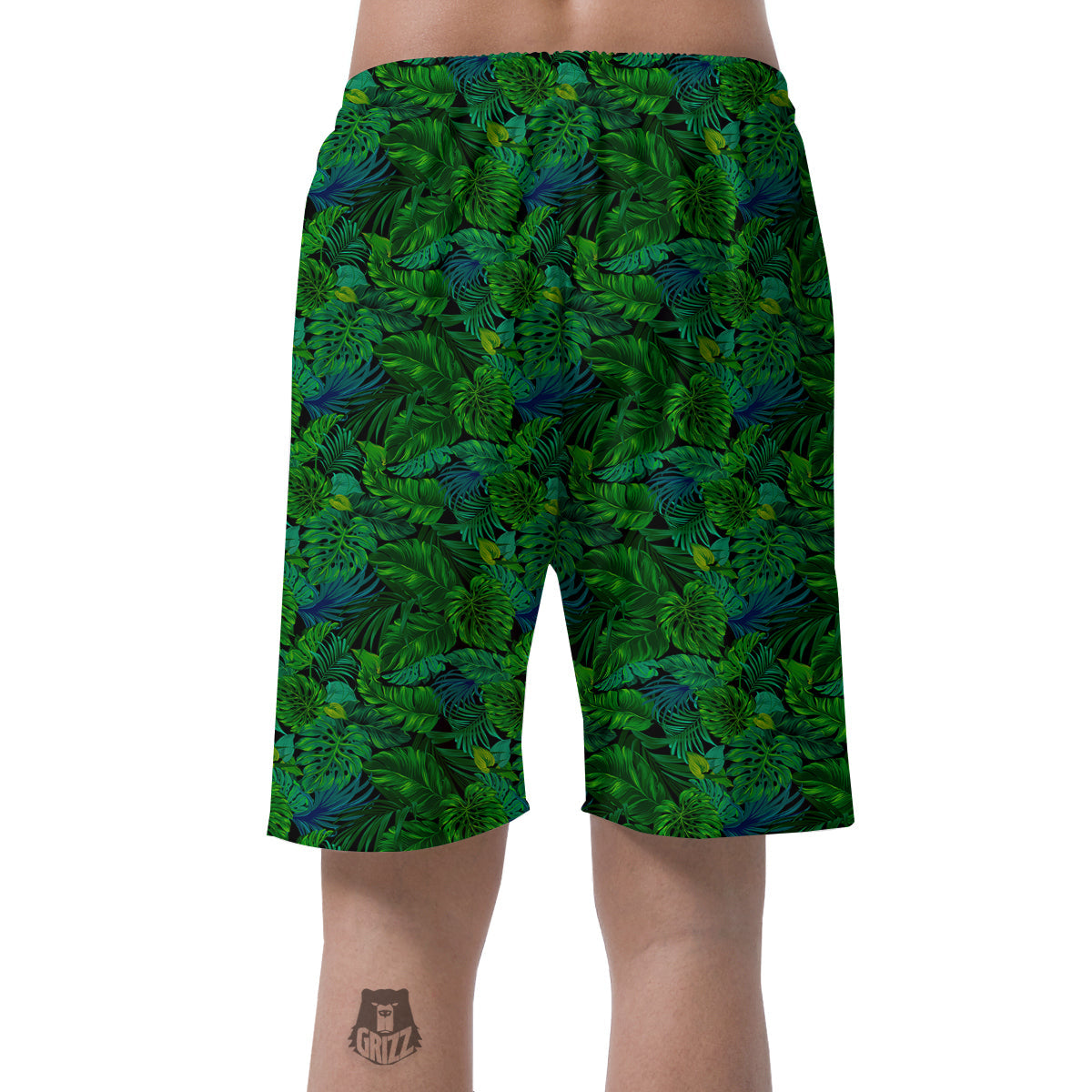 Tropical Aloha Hawaii Print Pattern Men's Shorts-grizzshop