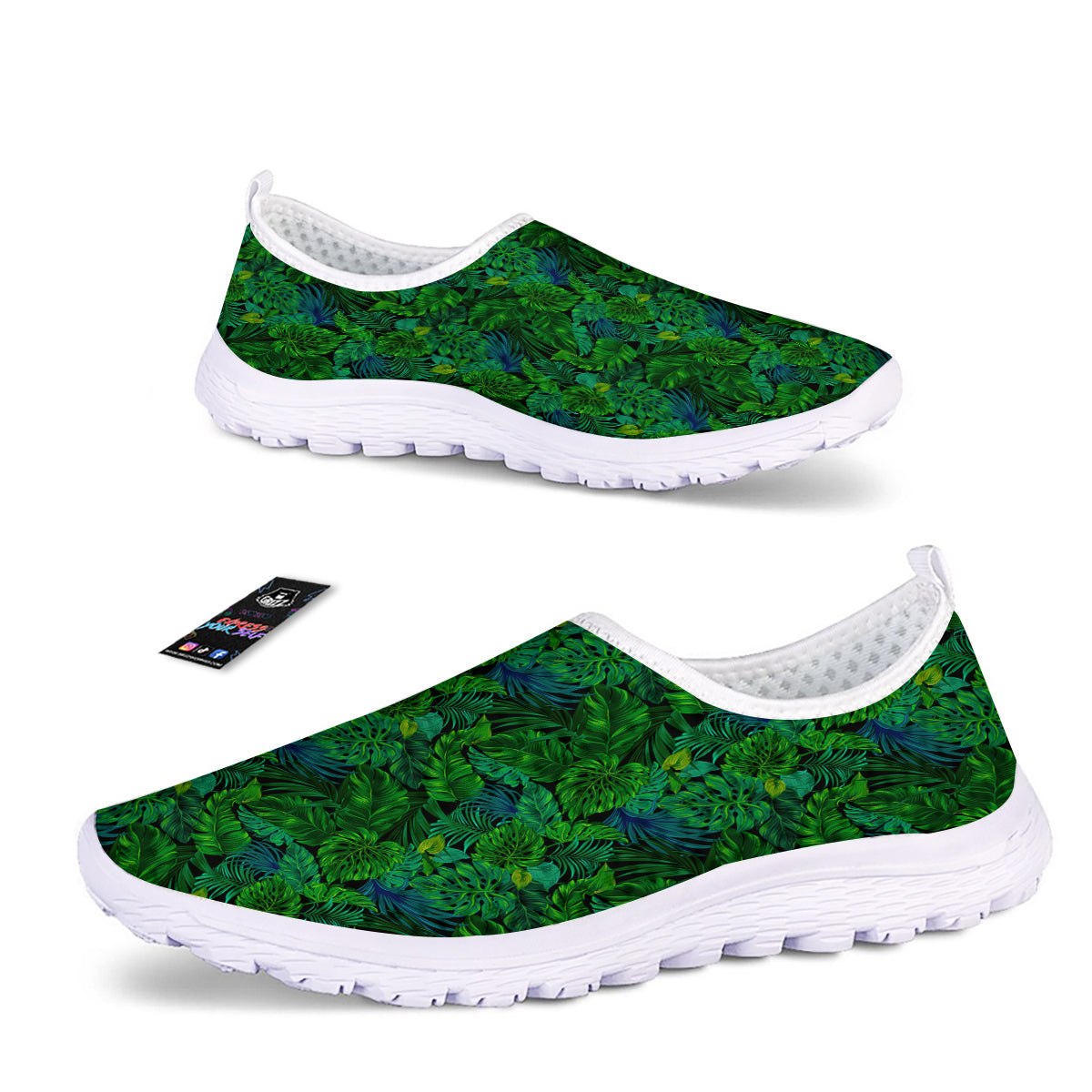 Tropical Aloha Hawaii Print Pattern Nurse Shoes-grizzshop