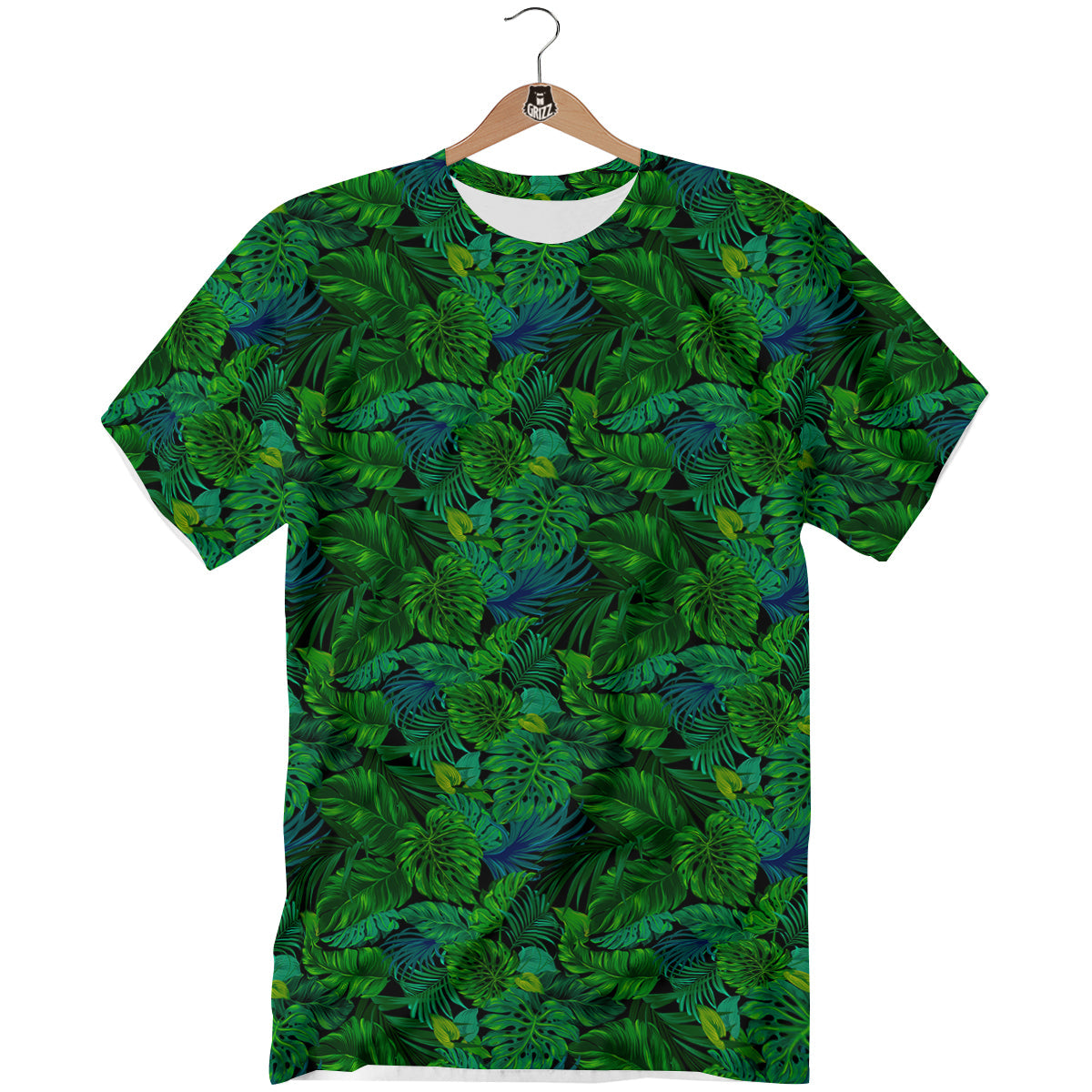 Tropical Aloha Hawaii Print Pattern T-Shirt-grizzshop