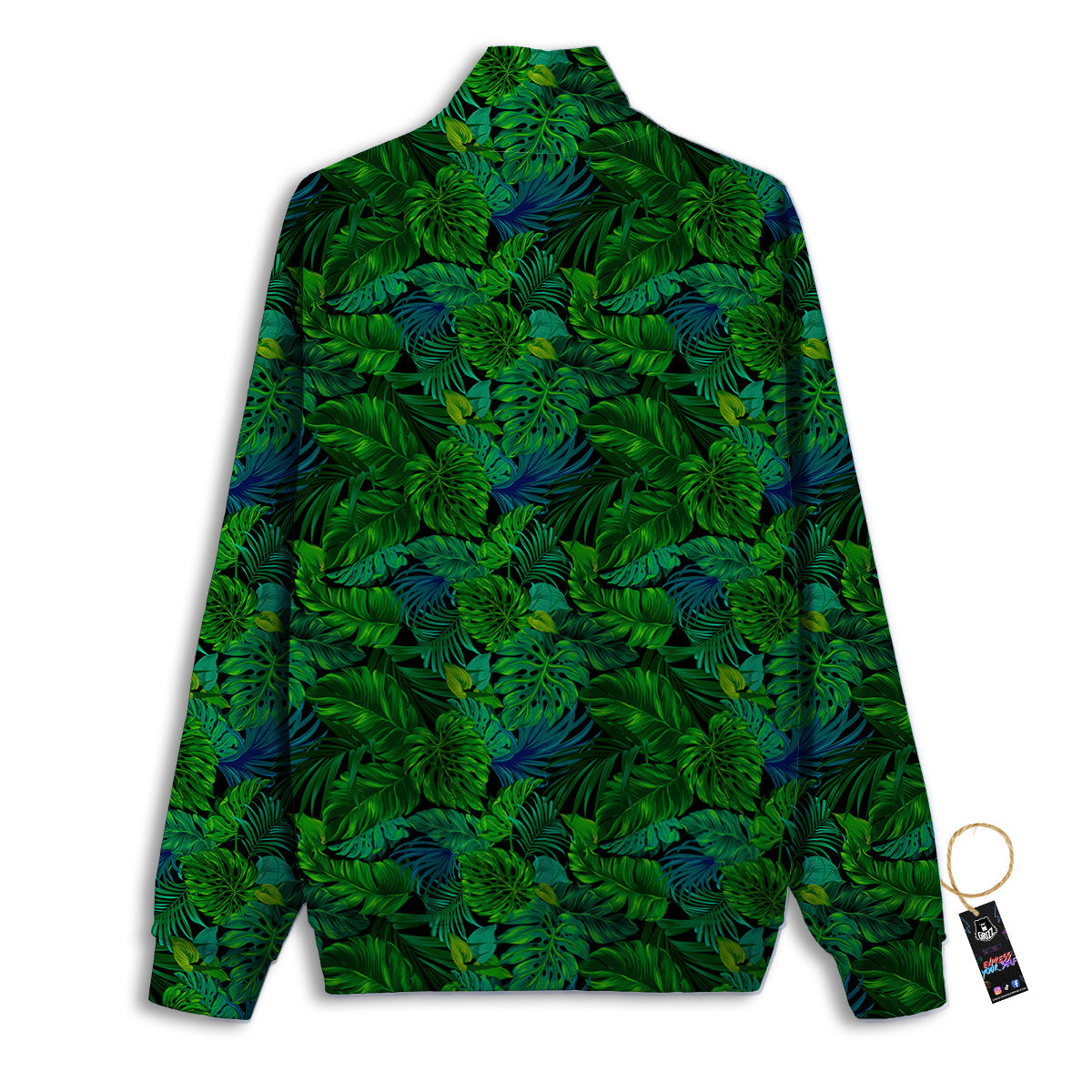 Tropical Aloha Hawaii Print Pattern Track Jacket-grizzshop