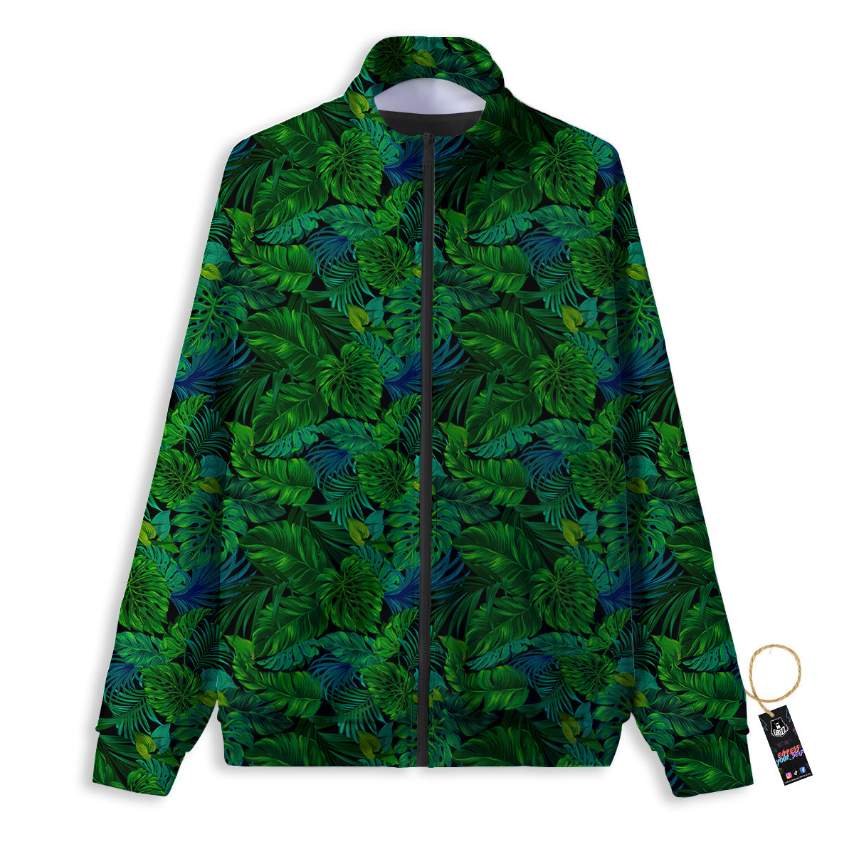 Tropical Aloha Hawaii Print Pattern Track Jacket-grizzshop