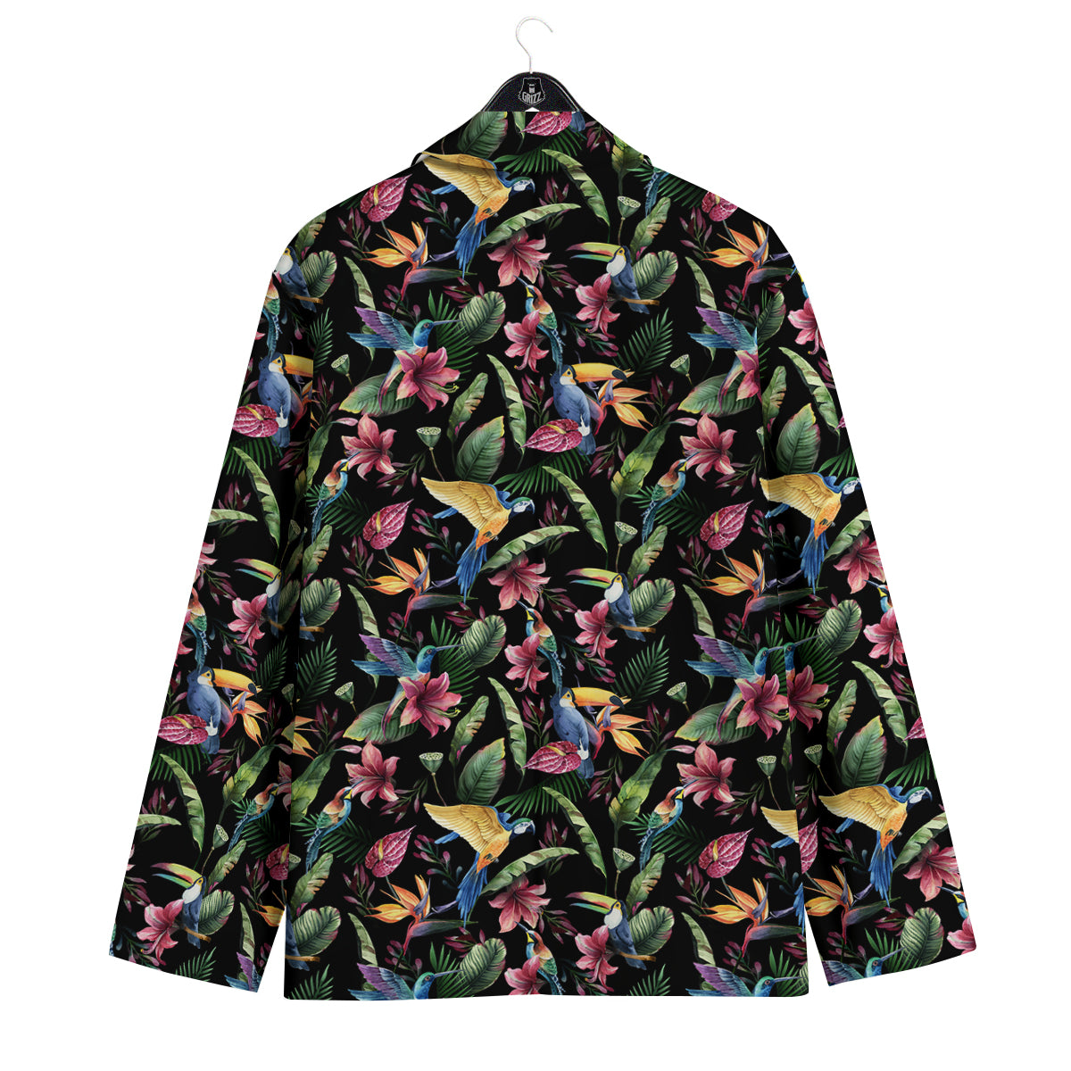 Tropical Aloha Hawaiian Print Pattern Men's Sport Coat-grizzshop