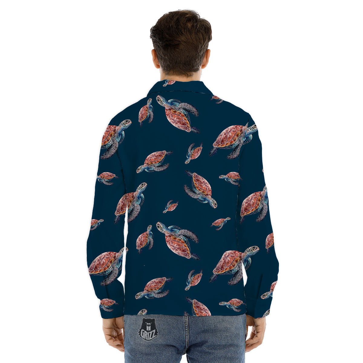 Tropical Banana Pink Print Pattern Men's Dress Shirts-grizzshop