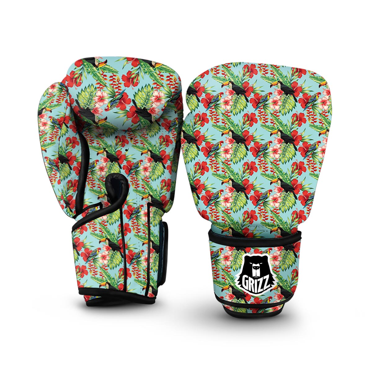 Tropical Bird Boxing Gloves-grizzshop